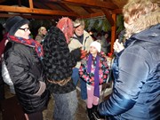 Rozsvícení stromečku v obci Vlkava